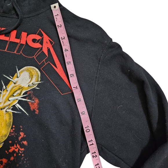 Metallica Damage Inc Tour 1986 Black Pullover Hoodie - Picture 8 of 11